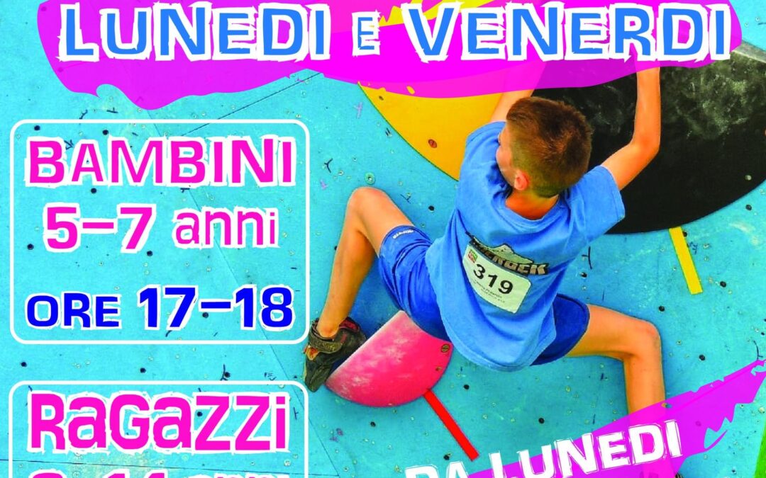 Corsi di arrampicata per bambini e ragazzi